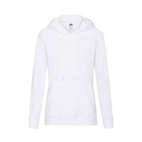 Толстовка женская "LIGHTWEIGHT", белый_M, 80% хлопок, 20% полиэстер, 240 г/м2