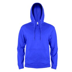 Толстовка мужская с капюшоном SELEN, ярко-синий, 4XL, 50 % хлопок, 50% полиэстер, 260 г/м2