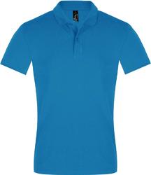 Рубашка поло мужская Perfect Men 180 бирюзовая