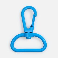 Застежка-карабин Snap Hook, L, голубая