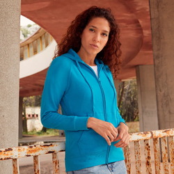 Толстовка без начеса "Ladies Lightweight Hooded Sweat", белый, XL, 80% х/б 20% полиэстер, 240 г/м2