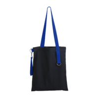 Шоппер Superbag black с ремувкой 4sb (чёрный с синим)