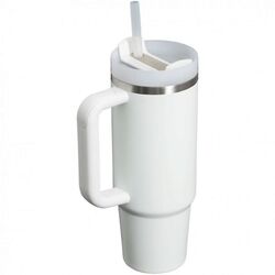 Термокружка Quencher H2.0 1180 с трубочкой, белая