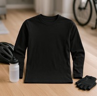 Футболка HD Fit  с длинным рукавом, мужская черный
