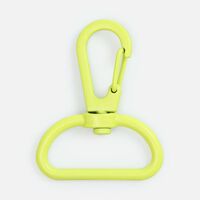 Застежка-карабин Snap Hook, L, желтый неон