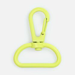 Застежка-карабин Snap Hook, L, желтый неон