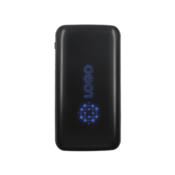 Внешний аккумулятор с подсветкой Bplanner Power 4 ST, 8000 mAh (черный с синим)