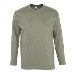 Футболка мужская с длинным рукавом MONARCH, хаки, 2XL, 100% хлопок, 150 г/м2