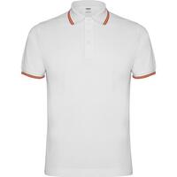 Футболка поло NATION мужская, БЕЛЫЙ 2XL