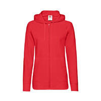 Толстовка без начеса "Ladies Lightweight Hooded Sweat", красный, L, 80% х/б 20% полиэстер, 240 г/м2