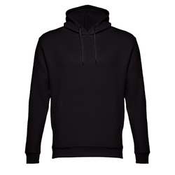 Толстовка мужская с капюшоном PHOENIX, черный, 5XL, 50% хлопок, 50% полиэстер, плотность 320 г/м2