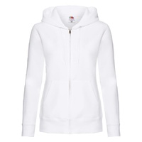 Толстовка "Lady-Fit Hooded Sweat Jacket", белый_L, 75% х/б, 25% п/э, 280 г/м2