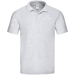 Поло мужское "Original Polo", серый меланж_M, 100% х/б, 185г/м²