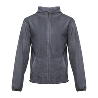 Толстовка мужская HELSINKI, серо-голубой, 2XL, 100% полиэстер, 260 г/м2