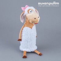 Мягкая игрушка "Козочка" для конфет (подарка) или шампанского, на заказ