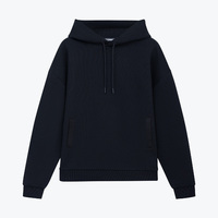 Худи релакс унисекс Баланс (Balance), с начесом, синий, размер XL/2XL