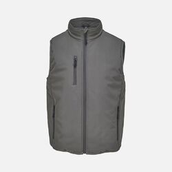 Жилет софтшелл унисекс Falcon BW, темно-серый