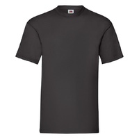 Футболка мужская VALUEWEIGHT T 165, черный_4XL, 100% хлопок