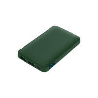 Внешний аккумулятор с подсветкой Анкор (Ancor) 5000 mAh, зеленый