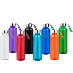 Бутылка для воды VERONA PET COLOR 550мл Красная с красным 6261.03