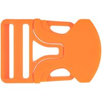 Застежка-пряжка односторонняя Triden, оранжевый неон
