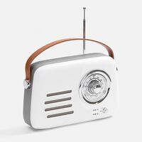 Bluetooth-колонка с радио Retronica, белая