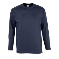 Футболка мужская с длинным рукавом MONARCH, темно-синий, 4XL, 100% хлопок, 150 г/м2