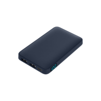 Внешний аккумулятор с подсветкой Анкор (Ancor) 5000 mAh, синий