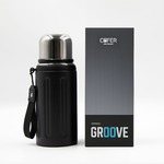 Термос Groove, черный