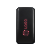 Внешний аккумулятор с подсветкой Bplanner Power 4 ST, 8000 mAh (черный с красным)