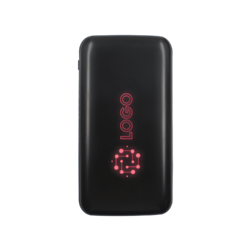Внешний аккумулятор с подсветкой Bplanner Power 4 ST, 8000 mAh (черный с красным)