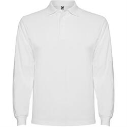 Футболка поло ESTRELLA L/S мужская, БЕЛЫЙ M