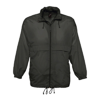 Ветровка мужская SURF, чёрный, 2XL, 100% нейлон, 210T