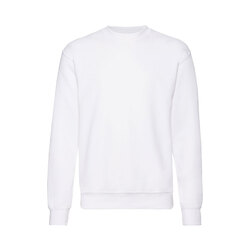 Толстовка мужская с начесом "Classic Set-In Sweat", белый_L, 80% х/б, 20% п/э, 260 г/м2