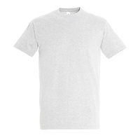 Футболка мужская IMPERIAL, светло-серый меланж, 4XL, 100% хлопок 190г/м2