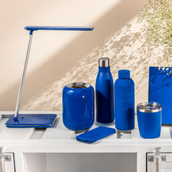 Термобутылка вакуумная герметичная Прима Ультрамарин (Prima Ultramarine), ярко-синяя