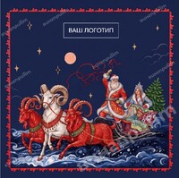 Новогодний дизайн "Тройка"