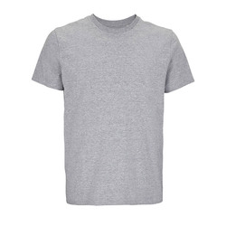 Футболка унисекс "LEGEND", серый меланж, 2XL, 85% органический  хлопок, 15% вискоза, 175 г/м2