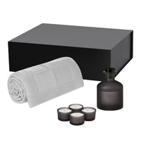 Подарочный набор Сенто (Sento), Селла Софт (Cella Soft), серый (свеча, диффузор, плед)