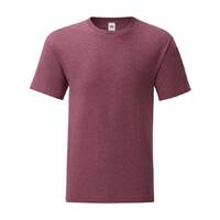 Футболка мужская “Iconic T“, бордовый меланж M, 52% х/б, 48% п/э, 150 г/м2