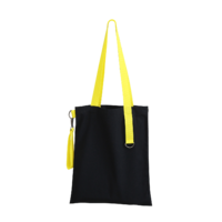 Шоппер Superbag black с ремувкой 4sb (чёрный с жёлтым)