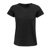 Футболка женская "CRUSADER WOMEN", черный, XL, 100% органический хлопок, 150 г/м2