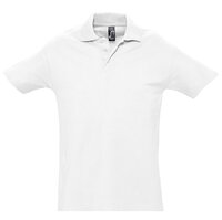 Рубашка поло мужская SPRING II,белый,3XL,100% хлопок, 210/м2
