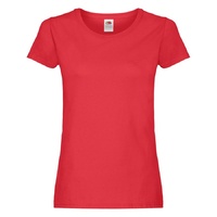 Футболка женская "Original T", красный_L, 100% хлопок, 145 г/м2