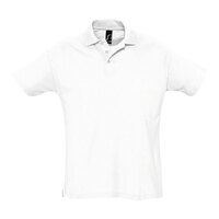 Рубашка поло мужская, короткий рукав, SUMMER II, белый, L, 100% хлопок, 170 г/м2
