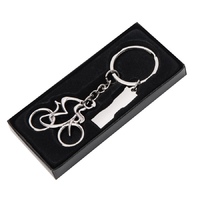 Брелок SILV CYCLIST; 4,0 x 4,0 x 0,4 см; металл