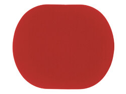 ПАТЧ ОВАЛ soft-touch (красный) 6,0 х 5,0 см