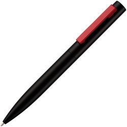 Ручка шариковая Inkolor, черная с красным
