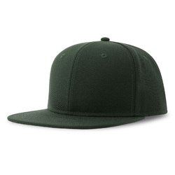 Бейсболка "SNAP BACK-S", 6 клиньев, пластиковая застежка, тёмно-зелёный, 100% переработанный полиэстер, 300 гр/м2